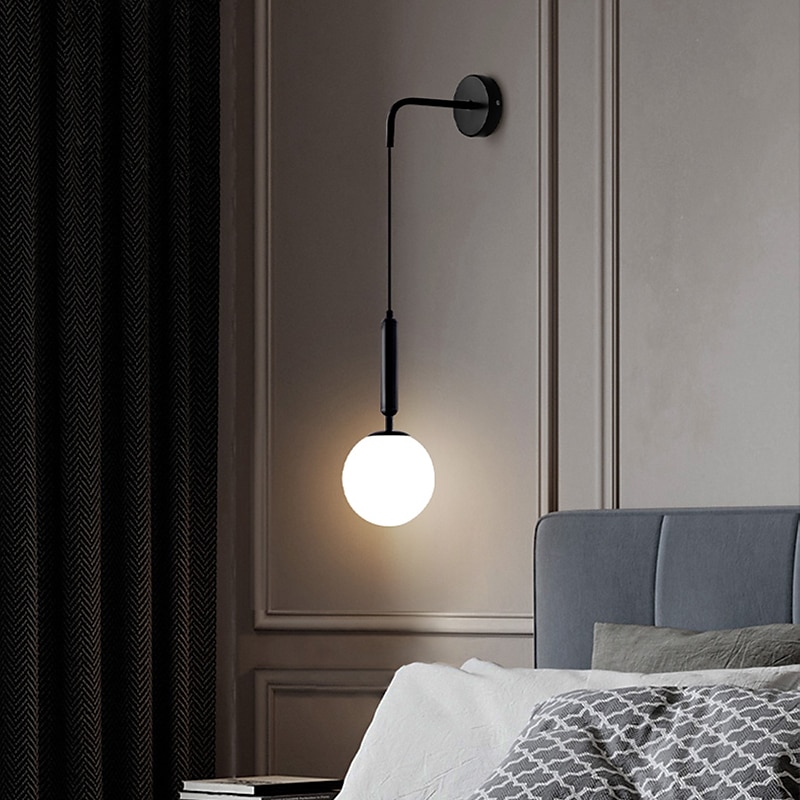 Lightinthebox fosco led estilo nórdico lâmpadas de parede arandelas led luzes de parede sala de estar sala de jantar luz de parede de ferro 110-240 v de 2025 por $70.99 –P8