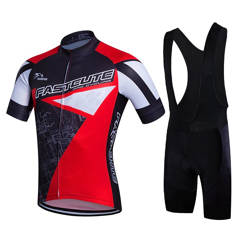 21Grams Herren Radtrikot mit Radhose kurz Trägern fahrradbekleidung set Kurzarm MTB Mountain Rennrad Weiß Grün Gelb Modisch Übergröße Fahhrad Sportkleidung 3D-Pad Atmungsaktiv Rasche Trocknung Tasche 2025 - $41.99 –P12