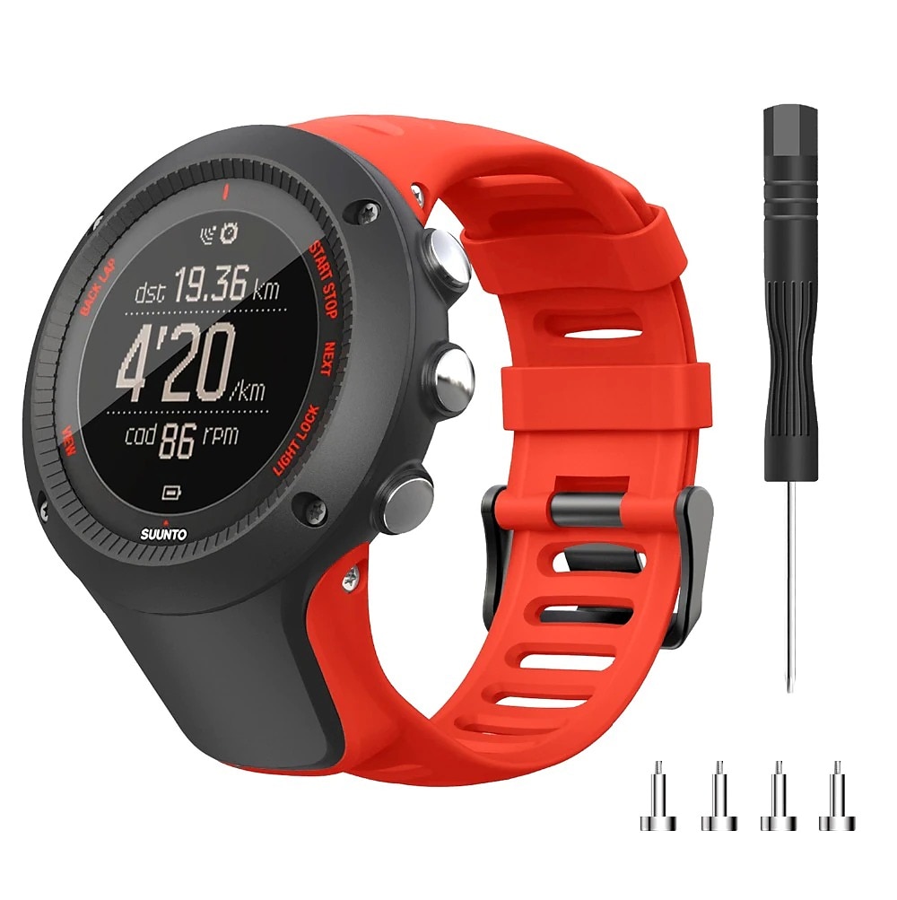 Ремешок для часов для Suunto Ambit 3S 3R 3P 2S 2R 3 2 1 Peak Sport Run силиконовый Замена Ремень Эластичный Дышащий Спортивный ремешок Браслет 2025 - $19.99 –P8