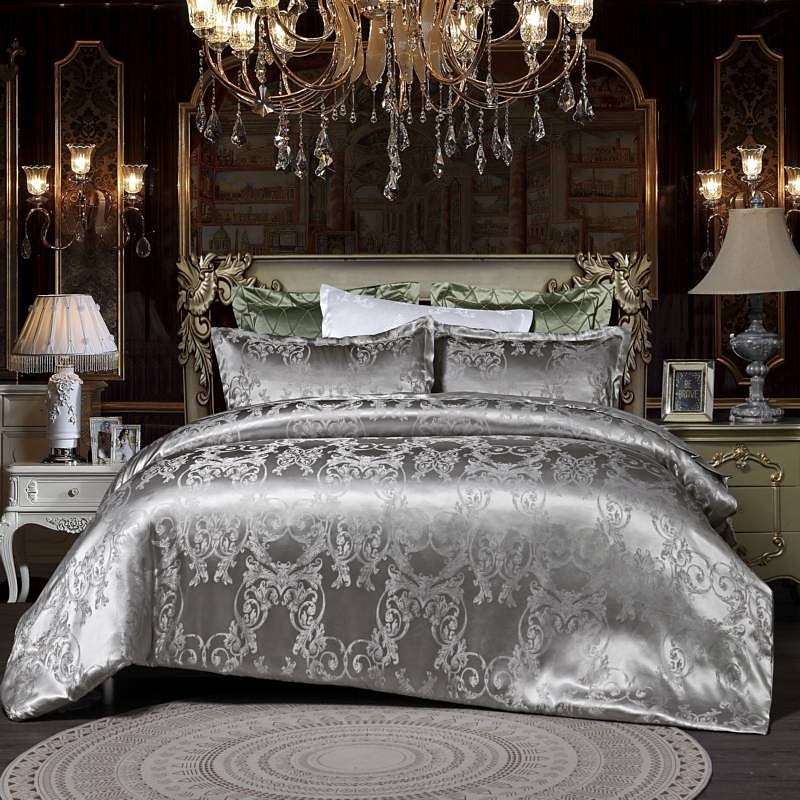 copripiumino in raso di seta set di biancheria da letto copripiumino con 1 copripiumino o copriletto ， 1 lenzuolo ， 2 federe per matrimoniale / matrimoniale / king (1 federa per doppia / singola) del 2025 a $53.99 –P11