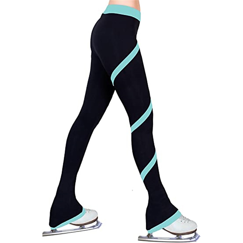 Pantalons de Patinage Artistique Femme Fille Patinage Collants Legging Rose foncé Blanche Rose Polaire Spandex Haute élasticité Entraînement Compétition Tenue de Patinage Chaud Patinage sur glace de 2025 ? $41.99 –P8
