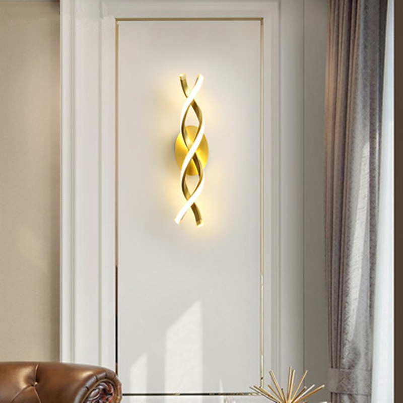 Lightinthebox Wall Light LED Bedroom Bedside Lamp Aluminum Creative Modern Simple Design Hotel Background Wall Staircase Personalized Aisle Lamp 2025 - $141.99 –P6