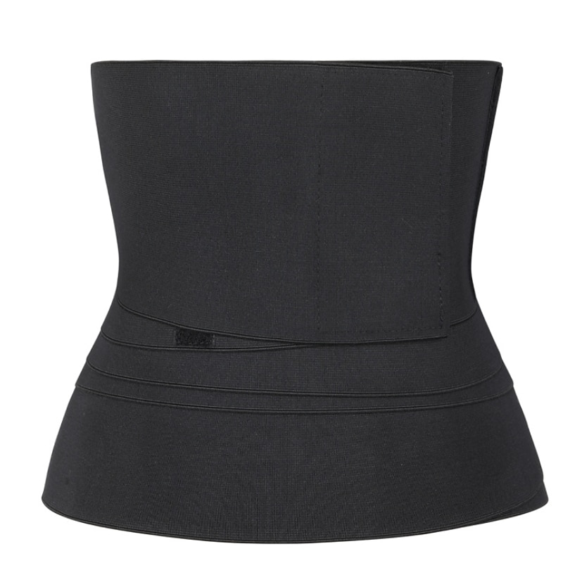 Corset Women's Waist Trainer Shapewears Office Running Gym Yoga Black Spandex Sport Sexy Breathable Hook and Loop Tummy Control Push Up Basic Solid Color All Seasons 2023 - AED 95 –P8