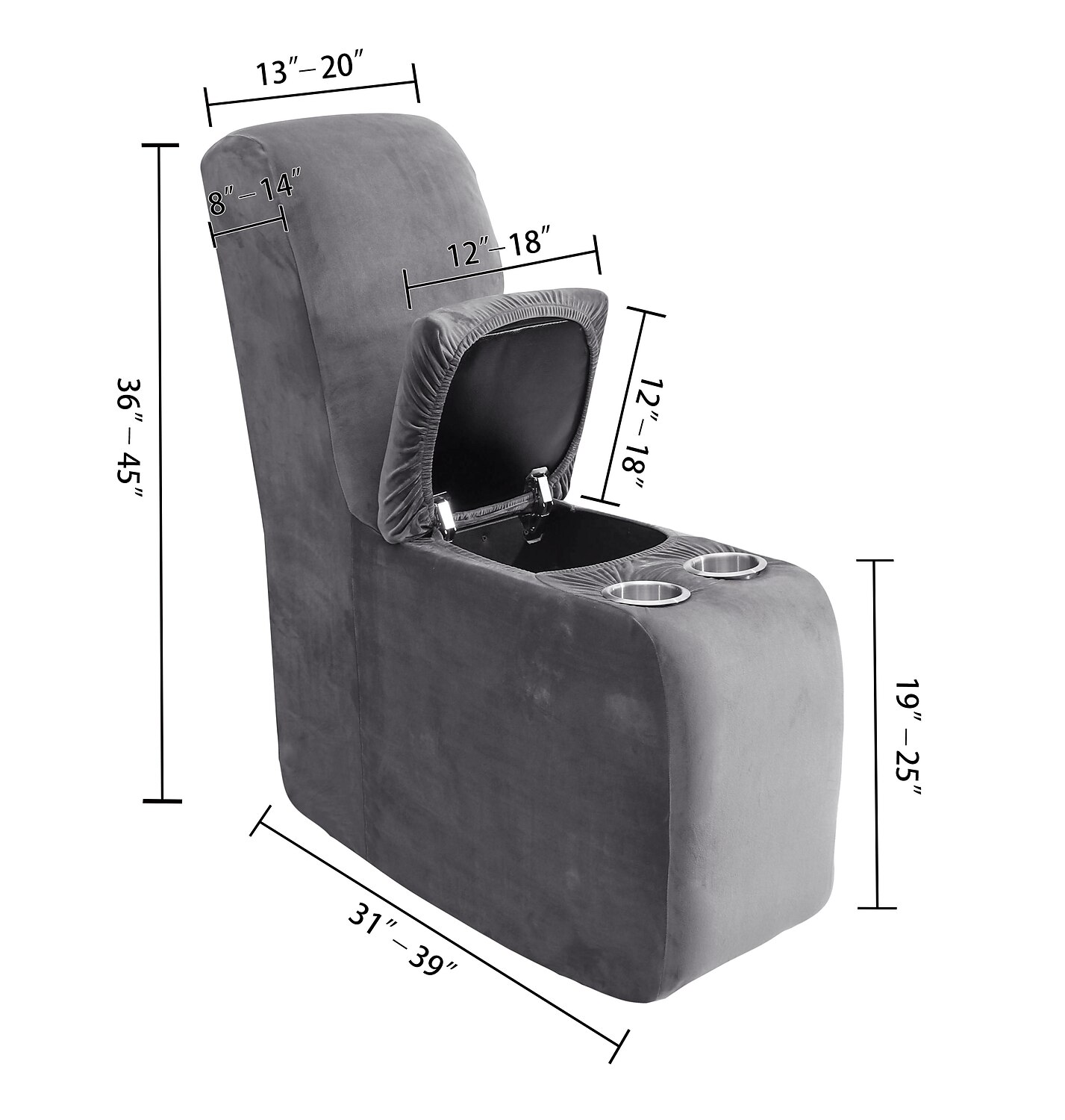 Fundas elásticas para sillón reclinable color burdeos, funda para sofá de dos plazas con consola central, funda para sofá reclinable con bolsillo lateral (funda para 3 reposabrazos, 3 respaldos, 2 2025 - $107.99 –P3