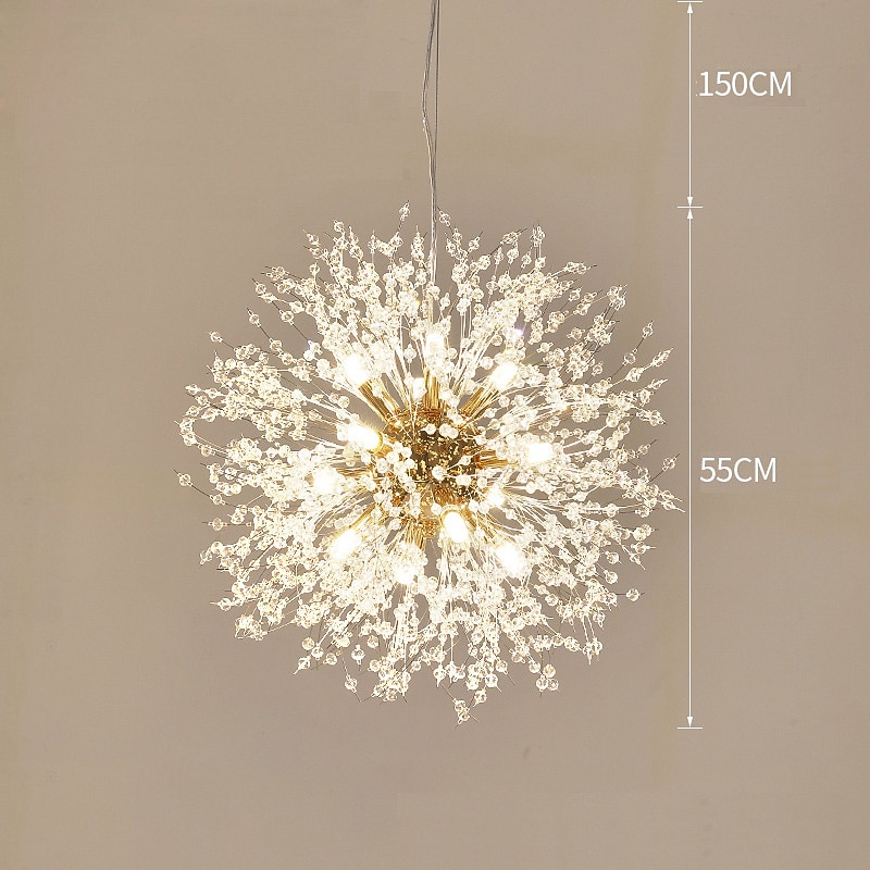 40/50/55/60 εκ. led μενταγιόν φωτιστικό σπούτνικ σχέδιο υδρόγειο μεταλλικό μοντέρνο στυλ υδρόγειο floral στυλ επιμεταλλωμένο καλλιτεχνικό μοντέρνο 220-240v 2026 - $250.59 –P18