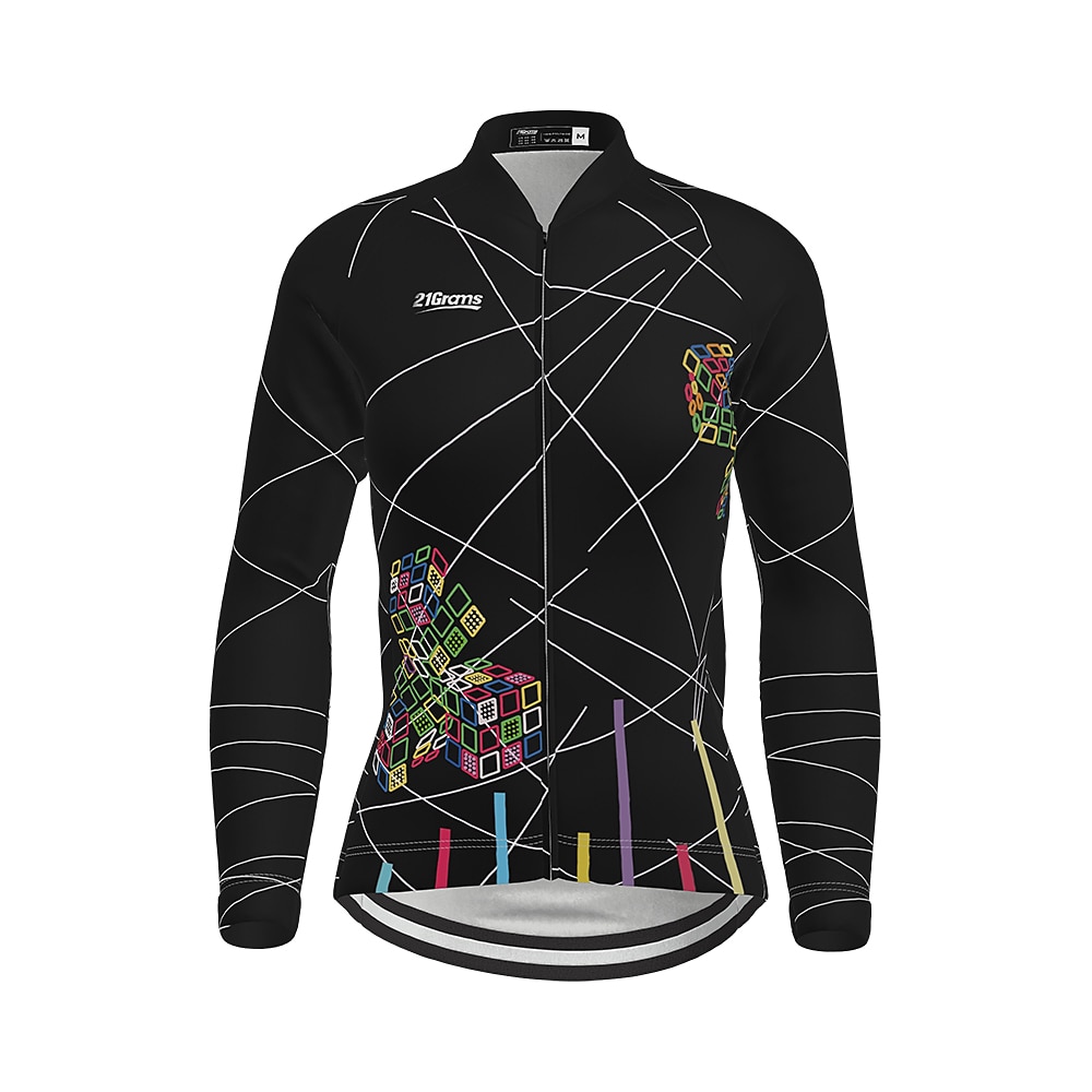 Per donna Manica lunga Maglia con pantaloni da ciclismo Gonna da ciclismo Estate Licra Poliestere Verde Nero Viola Divertente Bicicletta Completo tuta Pad 3D Traspirante Resistente ai raggi UV del 2025 a $51.99 –P3