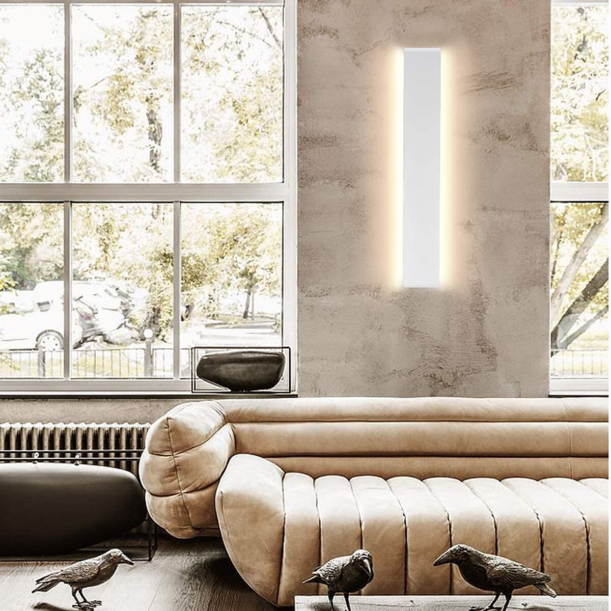 lightinthebox 1-luce 31/46/61cm applique da parete a led antiriflesso design opaco applique da parete per interni apparecchi in stile moderno luci della camera da letto del bagno 10w 16w 22w del 2025 a $42.99 –P4