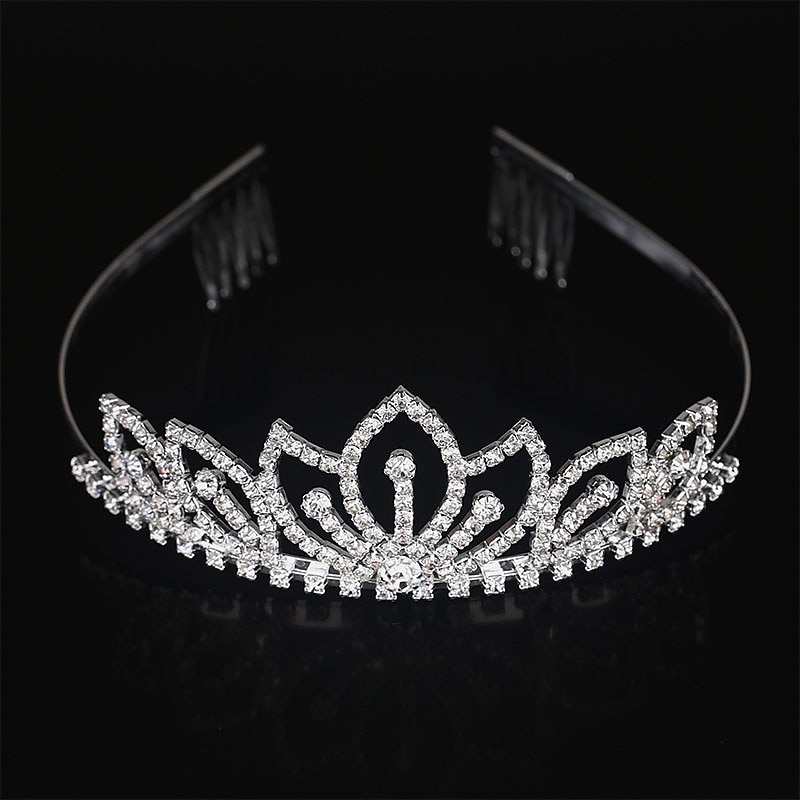 Crown Tiaras Alloy Wedding Special Occasion Valentine's Day Valentine Sweet With Acrylic Diamond Crystal / Rhinestone Headpiece Headwear 2025 - $18.99 –P4