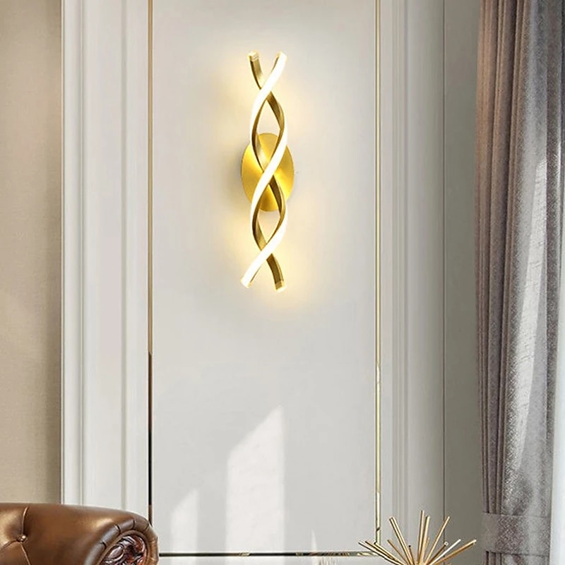 Lightinthebox Wall Light LED Bedroom Bedside Lamp Aluminum Creative Modern Simple Design Hotel Background Wall Staircase Personalized Aisle Lamp 2025 - $141.99 –P2