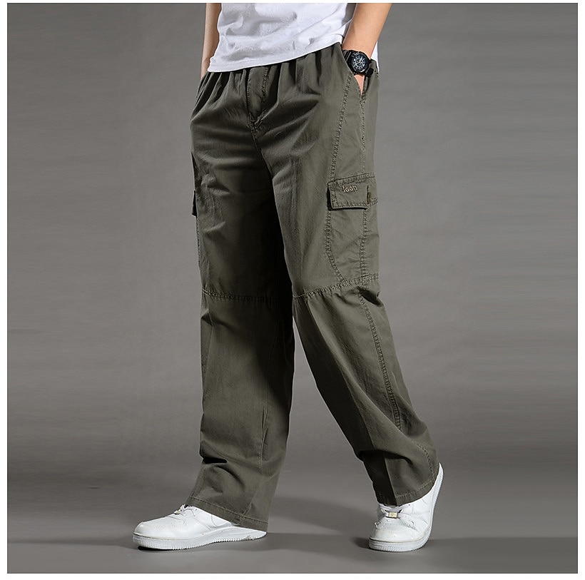 Per uomo Pantaloni da escursionismo Pantaloni da Lavoro Pantaloni cargo da escursionismo Estate Primavera Esterno Ripstop Delicato sulla Pelle Asciugatura Rapida Multi tasche Pantaloni Nero Verde del 2025 a $29.99 –P7