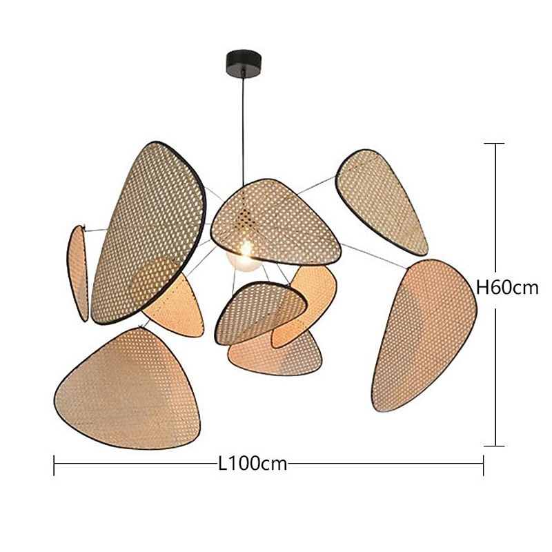 60/80/100 cm spoetnik design hanglamp led metalen vintage stijl spoetnik geschilderde afwerkingen vintage land 220-240v 2026 - $349.99 –P7