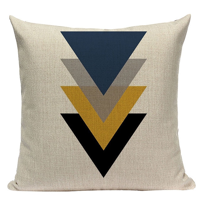 Geometry Double Side Cushion Cover 1PC Soft Throw Pillow Cover Cushion Case Pillowcase for Sofa Bedroom Livingroom Superior Quality Machine Washable Outdoor Cushion for Sofa Couch Bed Chair 2025 - $9.99 –P14