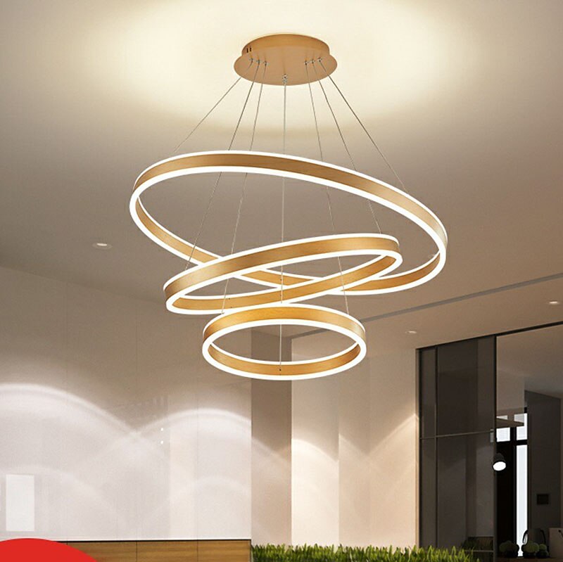 60 cm Pendant Lantern Design Pendant Light LED Aluminum Brushed Modern 220-240V 2025 - $549.99 –P5