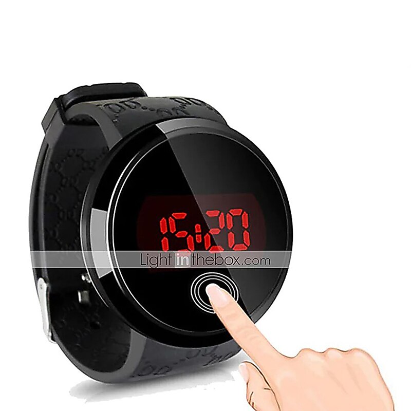 Relojes digitales LED para hombres moda relojes con pantalla táctil relojes deportivos para hombres banda de silicona reloj electrónico digital de aleación de silicona 2025 - $12.99 –P4