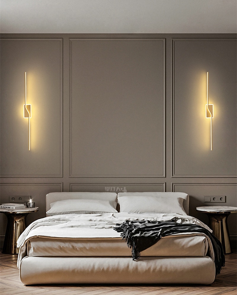 Lightinthebox Nordic LED Wall Light Bedroom Living Room Modern Simple Bedside Lamp Aisle Background Wall Mirror Front Lamp 2025 - $120.99 –P3