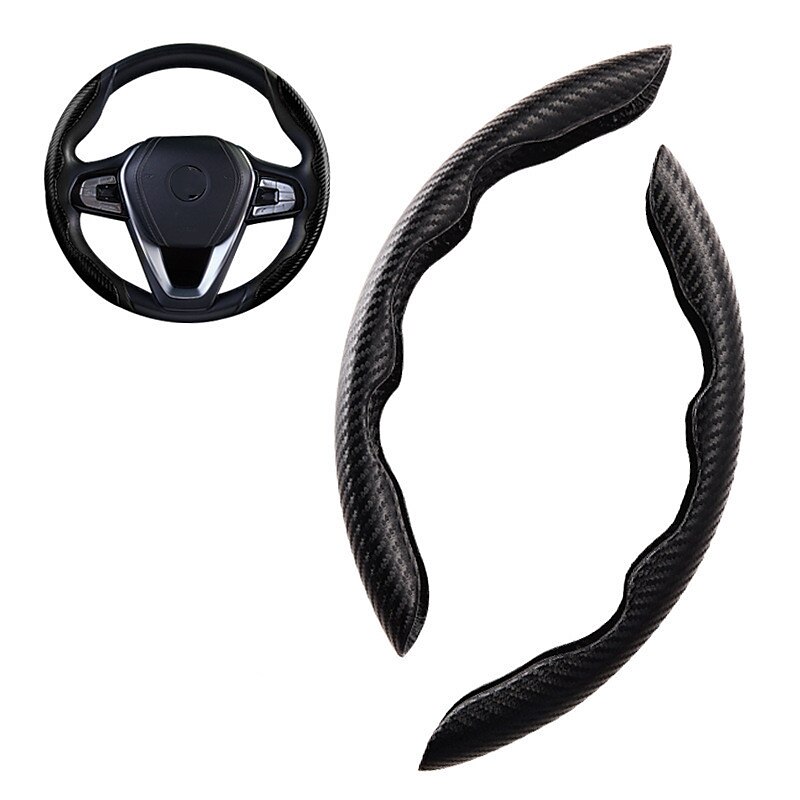 coprivolanti coprivolante modello in fibra di carbonio per donna&amp;uomo, accessorio per auto sicuro e antiscivolo blu / rosa cipria / nero per universale tutti gli anni del 2025 a $24.99 –P7