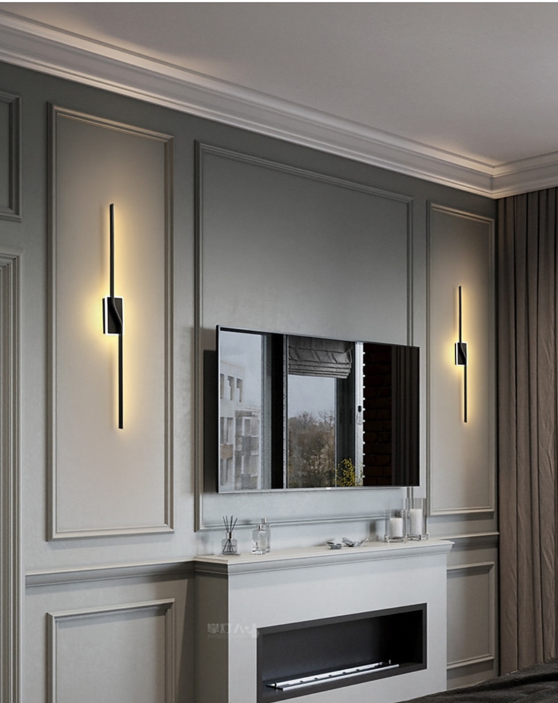 Lightinthebox Nordic LED Wall Light Bedroom Living Room Modern Simple Bedside Lamp Aisle Background Wall Mirror Front Lamp 2025 - $120.99 –P2