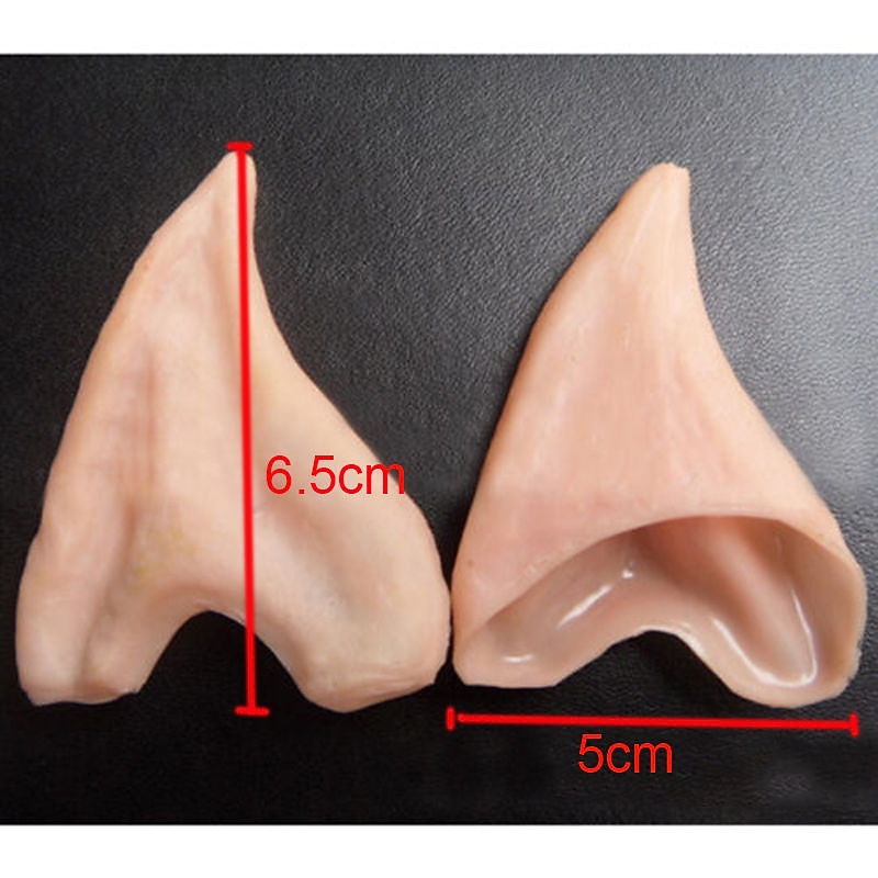 Halloween Elf Half Ears High Quality Latex Fairy Elf Ears Cosplay Accessories Creative Party Props Decoration Supplies 2025 - $6.49 –P3