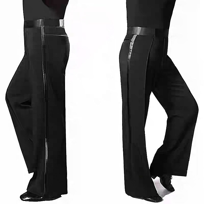 Danse latine Pantalon Ruché Homme Utilisation Taille moyenne Polyester de 2025 ? $45.99 –P1