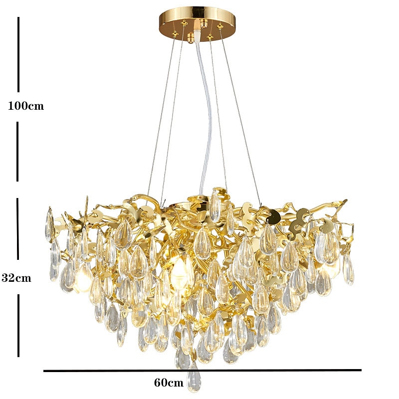 Lustre de design de lanterna pendente de 60 cm com acabamento em metal pintado de 220-240v moderno de 2025 por $1461.99 –P5