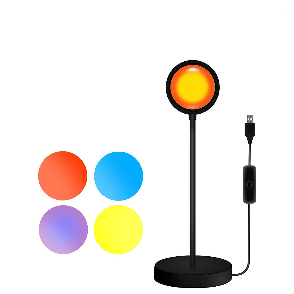 Свет USB лампа заката проектор настроения свет в гостиной спальне ночной свет декор комнаты бар атмосфера фон для фотографии 2026 - $21.99 –P6