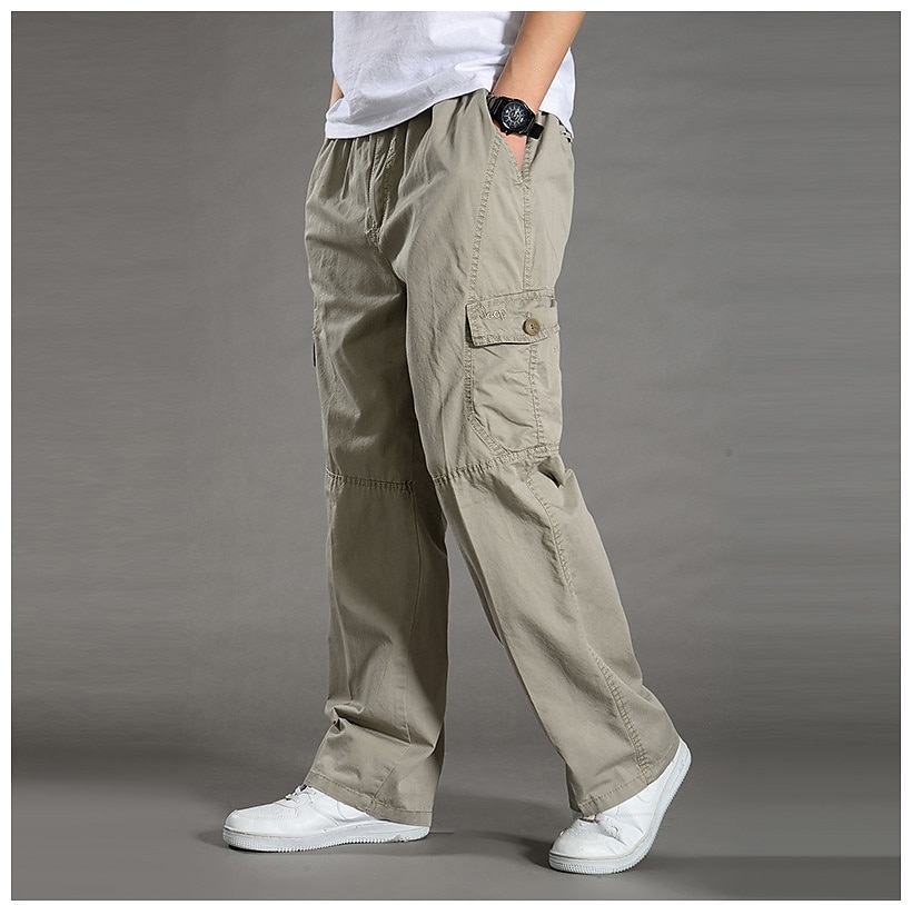 Per uomo Pantaloni da escursionismo Pantaloni da Lavoro Pantaloni cargo da escursionismo Estate Primavera Esterno Ripstop Delicato sulla Pelle Asciugatura Rapida Multi tasche Pantaloni Nero Verde del 2025 a $29.99 –P1