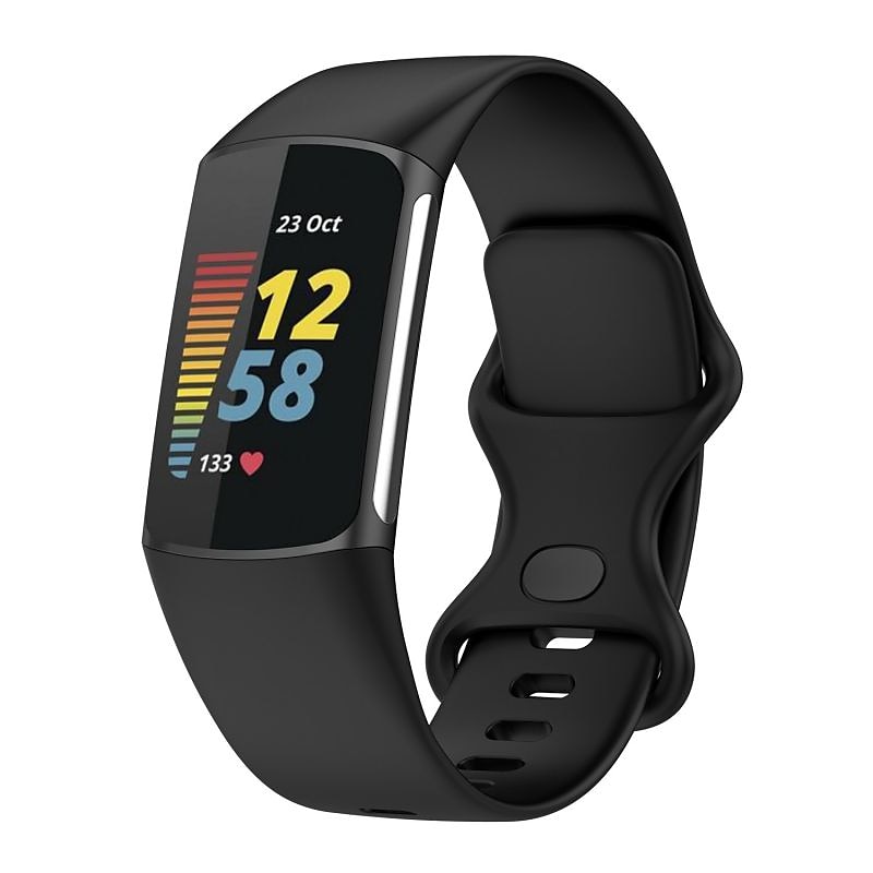 2025年 時計バンド のために Fitbit Charge 5 シリコーン 置換 ストラップ ソフト 高通気性 リストバンド  コレクション – $11.99 –P15