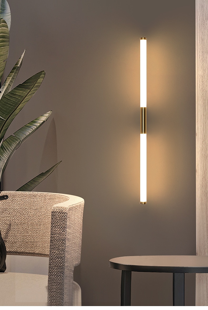 long thin wall lights