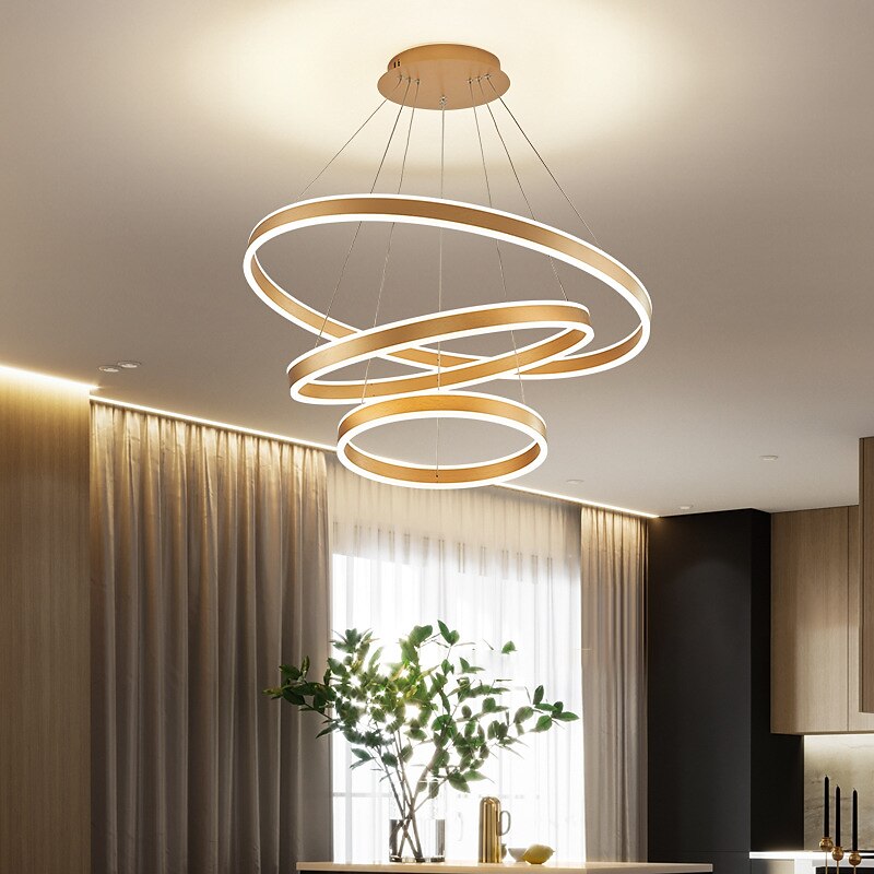 60 cm Pendant Lantern Design Pendant Light LED Aluminum Brushed Modern 220-240V 2025 - $549.99 –P6