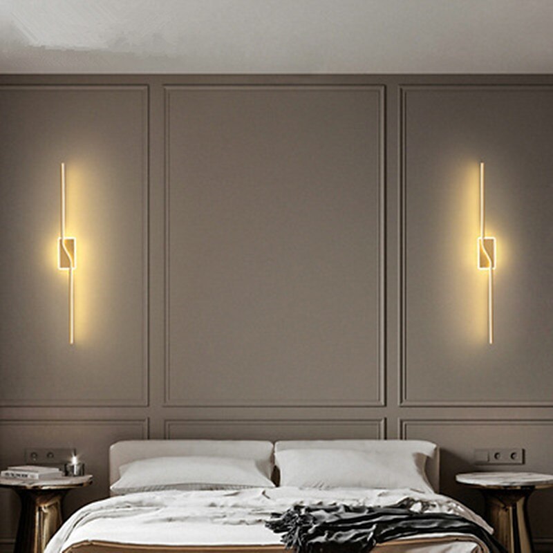 Lightinthebox Nordic LED Wall Light Bedroom Living Room Modern Simple Bedside Lamp Aisle Background Wall Mirror Front Lamp 2025 - $120.99 –P9