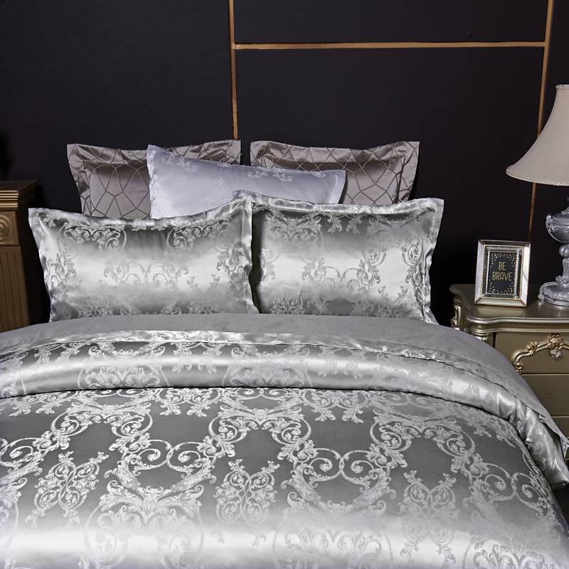 copripiumino in raso di seta set di biancheria da letto copripiumino con 1 copripiumino o copriletto ， 1 lenzuolo ， 2 federe per matrimoniale / matrimoniale / king (1 federa per doppia / singola) del 2025 a $53.99 –P4