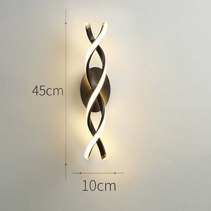 Lightinthebox Wall Light LED Bedroom Bedside Lamp Aluminum Creative Modern Simple Design Hotel Background Wall Staircase Personalized Aisle Lamp 2025 - $141.99 –P9