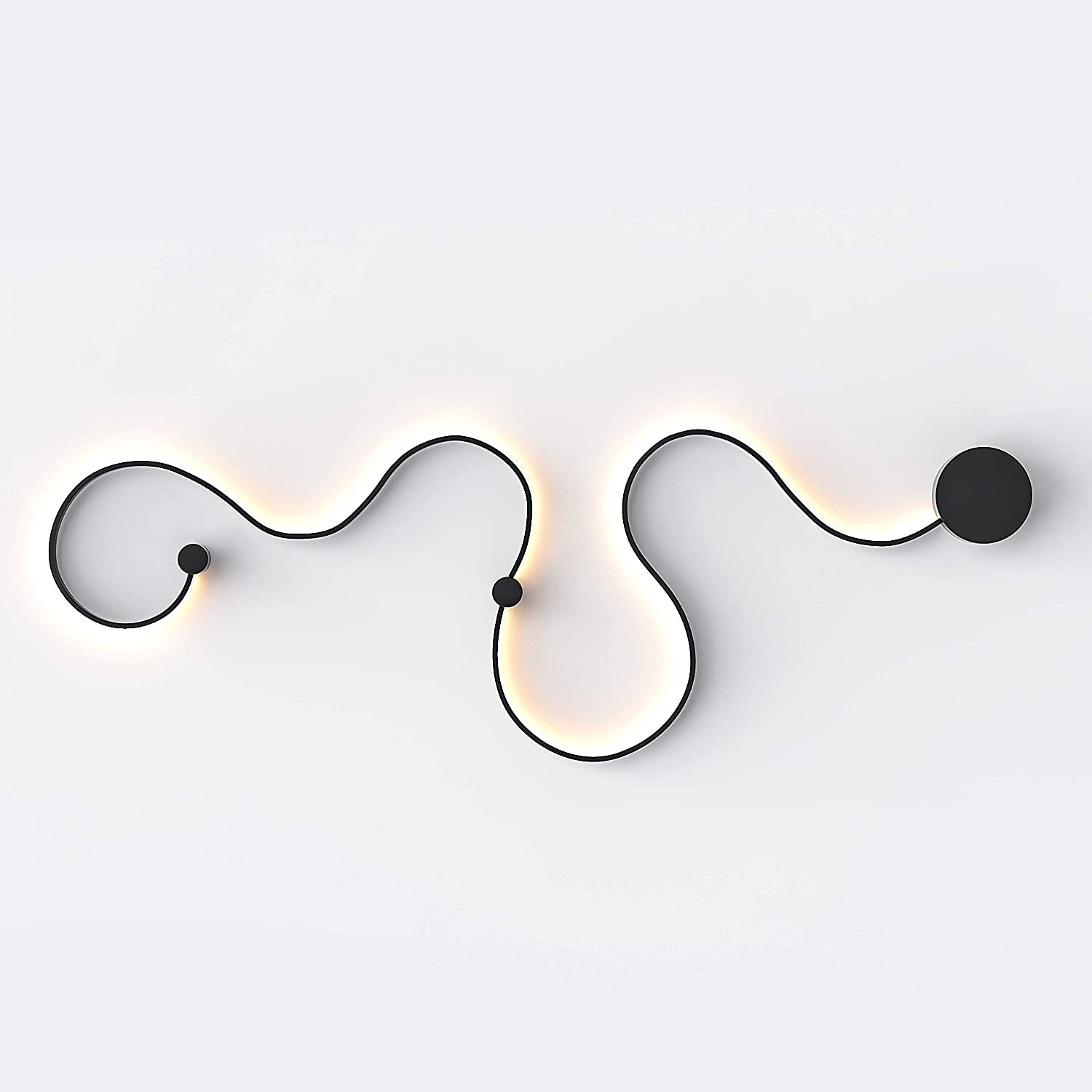 Lightinthebox oogbescherming moderne led wandlampen diy combinatie woonkamer kantoor aluminium wandlamp ip44 30/33/42 w 2025 - $222.11 –P6