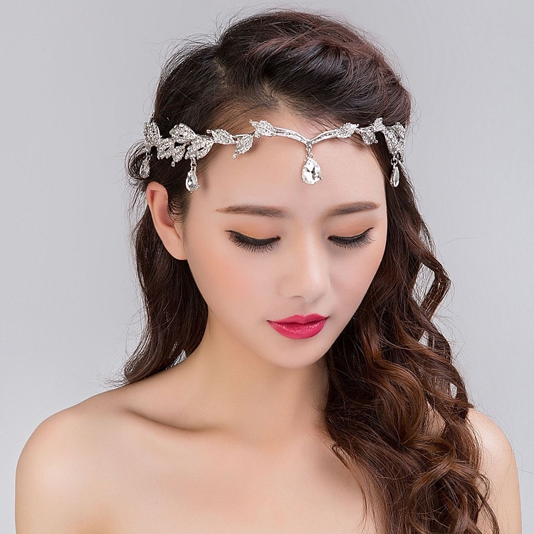 Crystal / Alloy Crown Tiaras / Headpiece with Crystal / Rhinestone 1 PC Wedding / Special Occasion Headpiece 2024 - $19.99 –P2