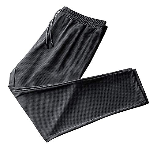 Herren Hose Hosen Freizeithose Kordelzug Elastische Taille Feste Farbe Atmungsaktiv Schnelltrocknend Sports Outdoor Täglich Laufen Dehnbar Lose Netz schwarz [hinter den Füßen Netz schwarz [gerade 2025 - $12.49 –P1