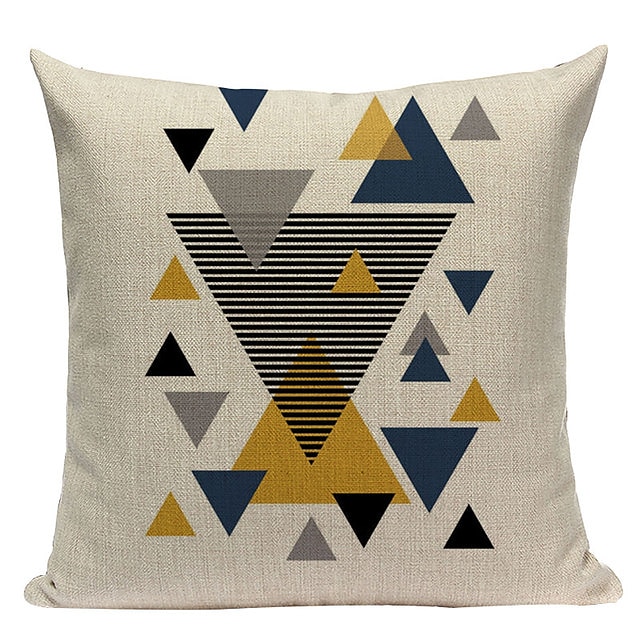 Geometry Double Side Cushion Cover 1PC Soft Throw Pillow Cover Cushion Case Pillowcase for Sofa Bedroom Livingroom Superior Quality Machine Washable Outdoor Cushion for Sofa Couch Bed Chair 2025 - $9.99 –P13