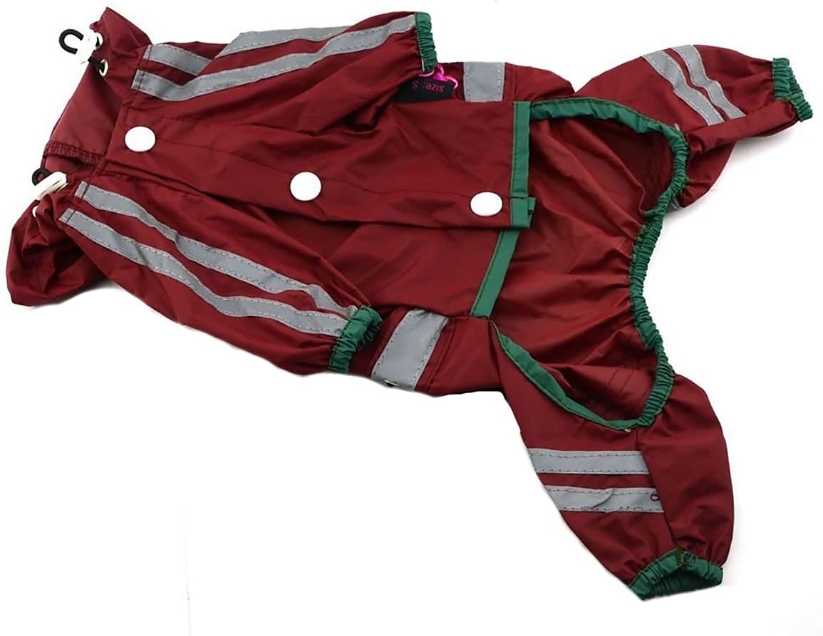 Hund Regnjacka Valpkläder Vattentät Vindtät Vattentät Utomhus Hundkläder for Bulldogg Shiba Inu Mops Chihuahua Small 2025 - $11.49 –P2