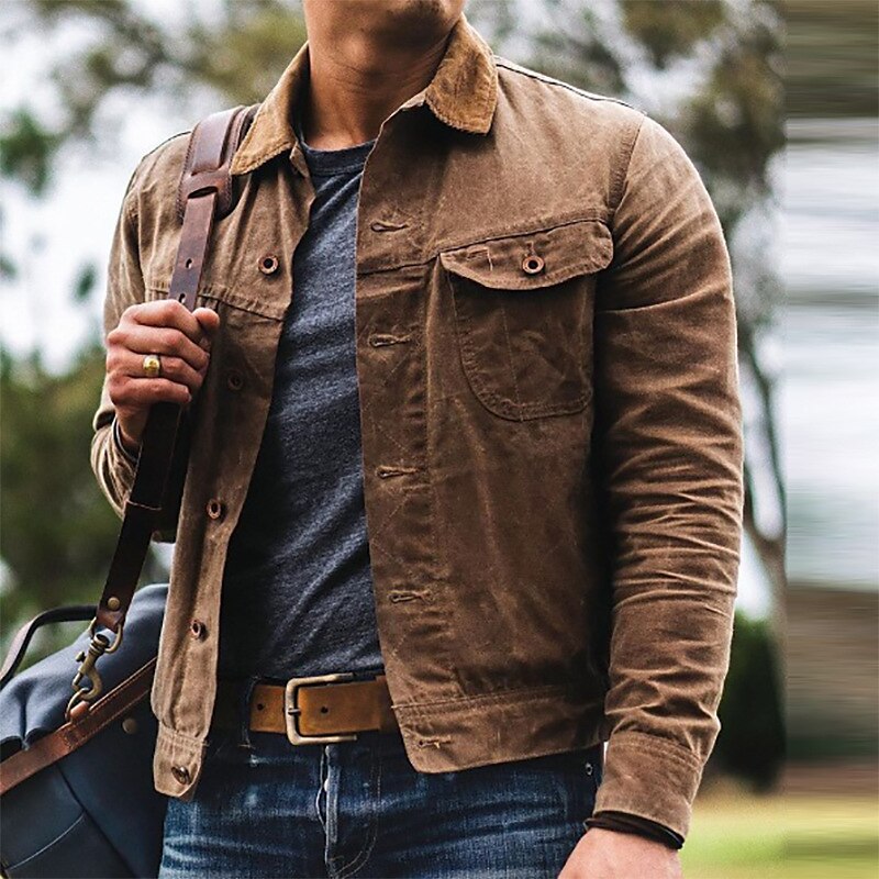 Brown Denim Coats, Jackets & Vests for Men for Sale | Shop New & Used | eBay