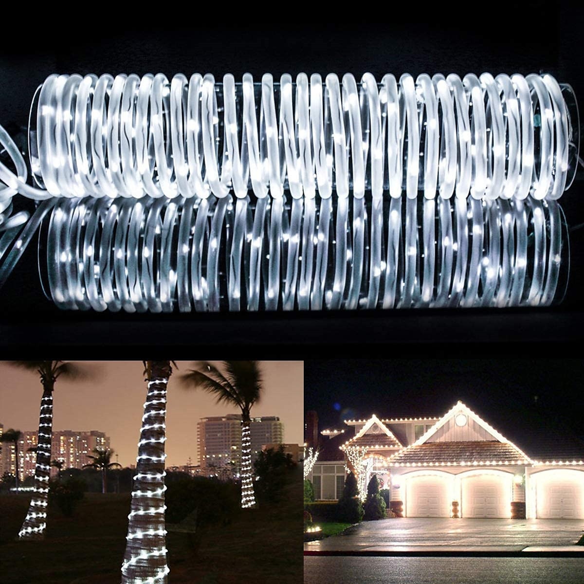 elegante festa di ricevimento di nozze 3 pezzi luci solari luci a corda luci a corda alimentate a energia solare 40 piedi 120 led 8 modalità luci fatate illuminazione decorativa per esterni per del 2025 a $26.99 –P4