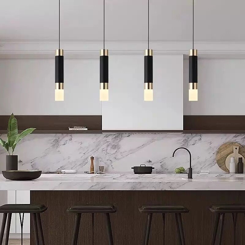 1-flammig 4 cm minimalistisches design pendelleuchte led moderne metall lackierte oberflächen büro Esszimmer schlafzimmer pendelleuchte 110-120v 220-240v 2025 - $135.99 –P15