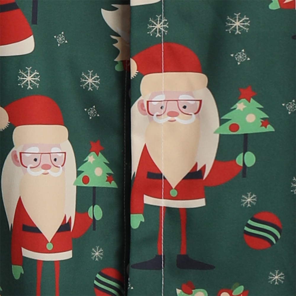 chemises imprimées père noël pour hommes chemises arbre père noël vacances col classique vert armée vert rouge blanc décontracté manches longues imprimé vêtements vêtements mode style ethnique de 2025 ? $26.99 –P7