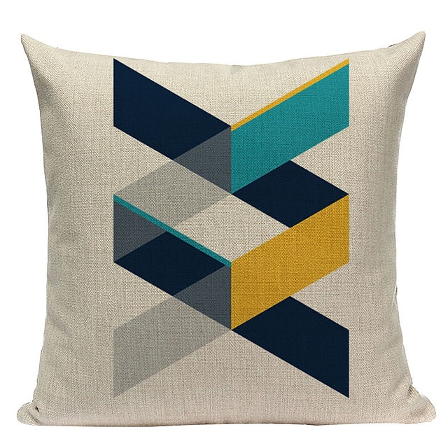 Geometry Double Side Cushion Cover 1PC Soft Throw Pillow Cover Cushion Case Pillowcase for Sofa Bedroom Livingroom Superior Quality Machine Washable Outdoor Cushion for Sofa Couch Bed Chair 2025 - $9.99 –P15