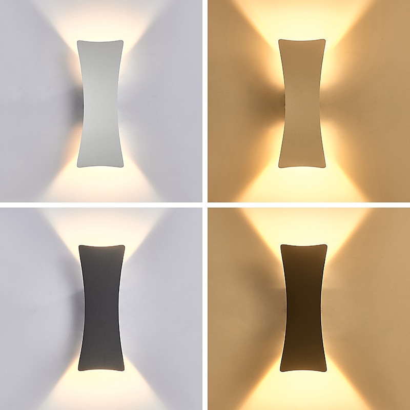 2-Licht 24cm LED Außenwandleuchten Augenschutz Nordic Style Wandleuchten Wohnzimmer Esszimmer Aluminiumlegierung Wandleuchte 110-240V 2025 - $78.99 –P2