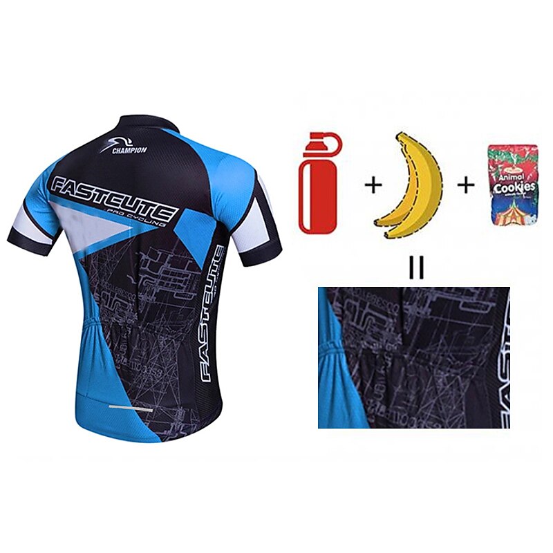 21Grams Herren Radtrikot mit Radhose kurz Trägern fahrradbekleidung set Kurzarm MTB Mountain Rennrad Weiß Grün Gelb Modisch Übergröße Fahhrad Sportkleidung 3D-Pad Atmungsaktiv Rasche Trocknung Tasche 2025 - $41.99 –P2