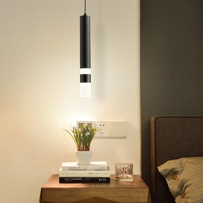 1-flammig 4 cm minimalistisches design pendelleuchte led moderne metall lackierte oberflächen büro Esszimmer schlafzimmer pendelleuchte 110-120v 220-240v 2025 - $135.99 –P13
