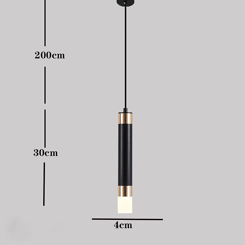 1-flammig 4 cm minimalistisches design pendelleuchte led moderne metall lackierte oberflächen büro Esszimmer schlafzimmer pendelleuchte 110-120v 220-240v 2025 - $135.99 –P1