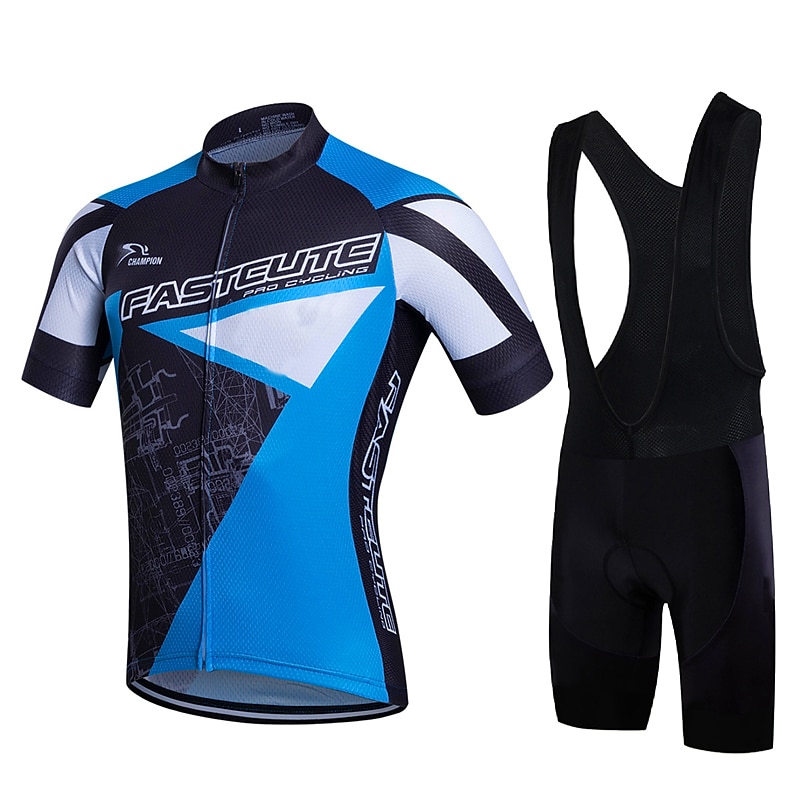 21Grams Herren Radtrikot mit Radhose kurz Trägern fahrradbekleidung set Kurzarm MTB Mountain Rennrad Weiß Grün Gelb Modisch Übergröße Fahhrad Sportkleidung 3D-Pad Atmungsaktiv Rasche Trocknung Tasche 2025 - $41.99 –P11