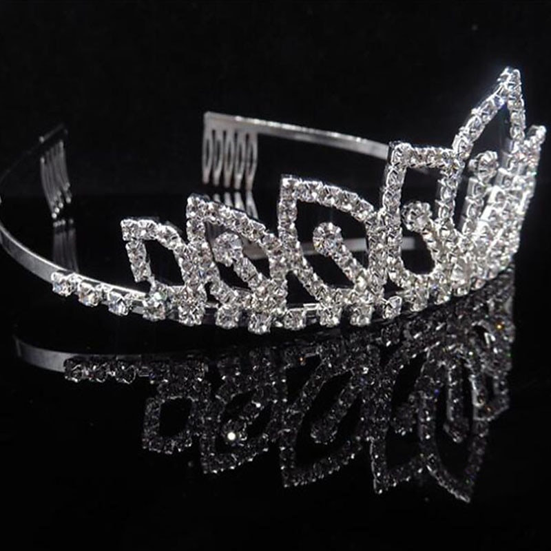Crown Tiaras Alloy Wedding Special Occasion Valentine's Day Valentine Sweet With Acrylic Diamond Crystal / Rhinestone Headpiece Headwear 2025 - $18.99 –P2