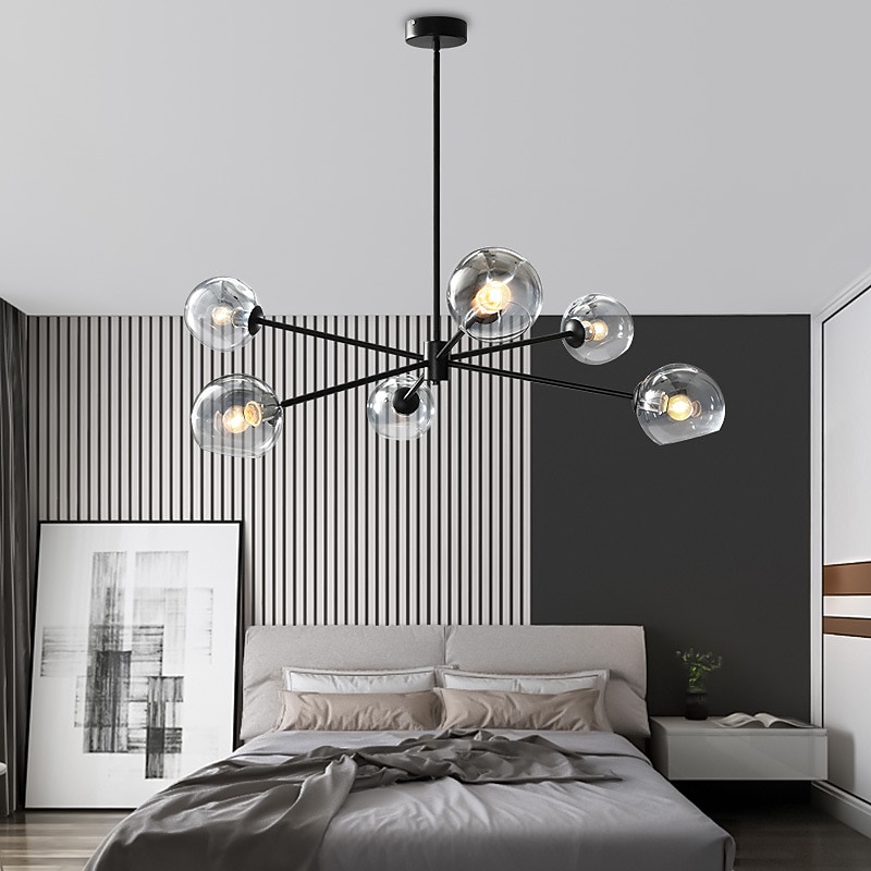 95 cm pingente sputnik design led luzes de montagem embutida led metal galvanizado acabamentos pintados modernos 220-240v de 2025 por $601.99 –P4