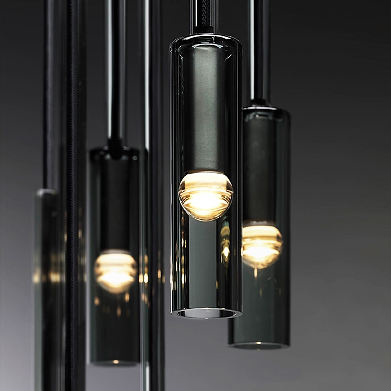Lampadario design singolo 7 cm in vetro elettrolitico led stile nordico 220-240v del 2025 a $160.99 –P2